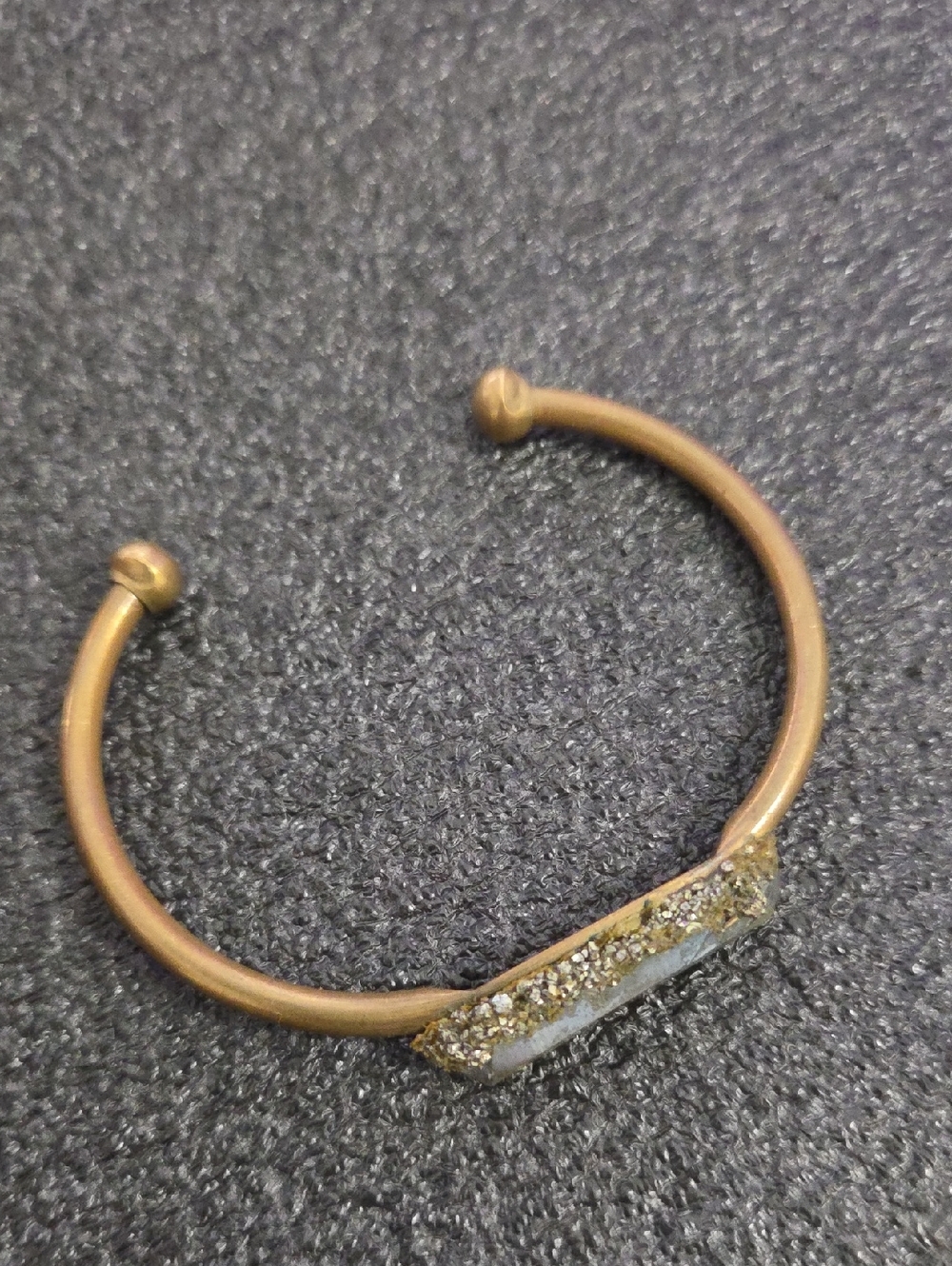 Marly Moretti druzy cuff bracelet - Picture 3 of 3